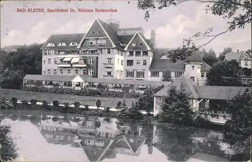 wb17495 Bad Elster Vogtland Bad Elster Sanitaetsrat Dr Koehlers Sanatorium x Kategorie. Bad Elster Alte Ansichtskarten