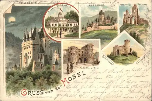 Cochem Schloss Eltz Kurhaus Bad Bertrich Burg Cochem Porta Nigra Trier Ruine Landshut x