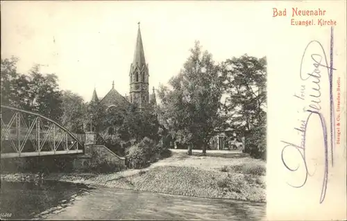 wb18299 Bad Neuenahr-Ahrweiler Bad Neuenahr Kirche Bruecke x Kategorie. Bad Neuenahr-Ahrweiler Alte Ansichtskarten