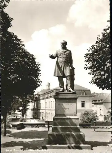 Bonn Rhein Ernst Moritz Arndt Denkmal / Bonn /Bonn Stadtkreis