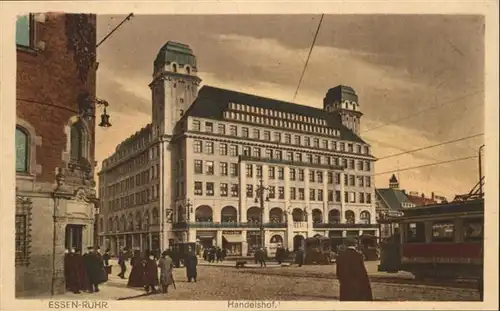 Essen Ruhr Handelshof Strassenbahn 