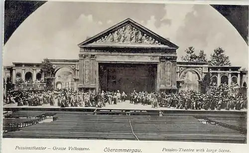 Oberammergau Oberammergau Passionstheater ungelaufen ca. 1920 / Oberammergau /Garmisch-Partenkirchen LKR