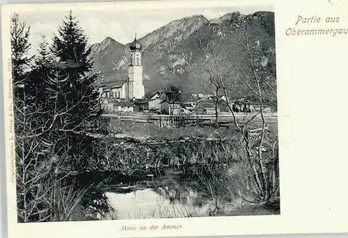 Oberammergau Oberammergau  ungelaufen ca. 1900 / Oberammergau /Garmisch-Partenkirchen LKR