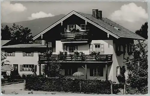 Oberammergau Haus Georg Fichtl x 1962