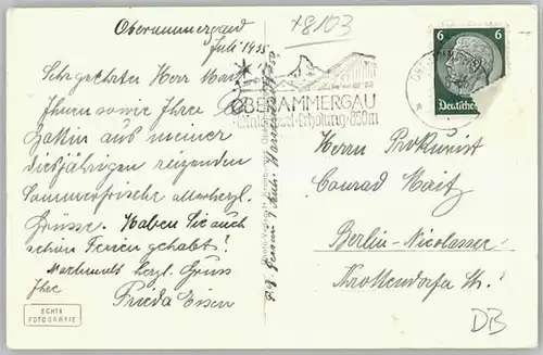 Oberammergau  x 1935