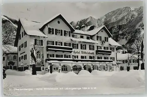 Oberammergau Hotel Wittelsbach x 1953