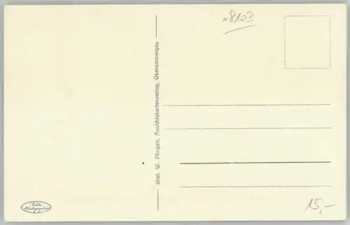 Oberammergau Oberammergau Haus Alois Lang ungelaufen ca. 1955 / Oberammergau /Garmisch-Partenkirchen LKR