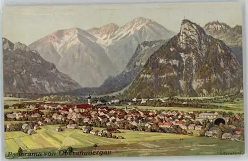 Oberammergau Oberammergau  ungelaufen ca. 1920 / Oberammergau /Garmisch-Partenkirchen LKR