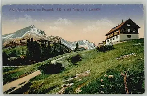 Garmisch-Partenkirchen Garmisch-Partenkirchen Adolf Zoeppritzhaus Kreuzeck ungelaufen ca. 1910 / Garmisch-Partenkirchen /Garmisch-Partenkirchen LKR