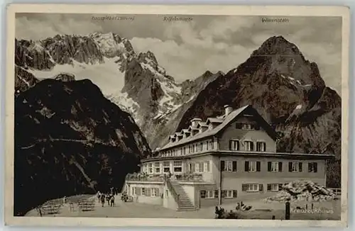 Garmisch-Partenkirchen Garmisch-Partenkirchen Kreuzeckhaus ungelaufen ca. 1920 / Garmisch-Partenkirchen /Garmisch-Partenkirchen LKR