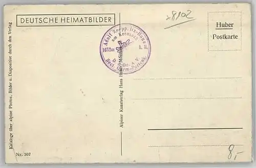 Garmisch-Partenkirchen Garmisch-Partenkirchen Kreuzeckhaus ungelaufen ca. 1920 / Garmisch-Partenkirchen /Garmisch-Partenkirchen LKR