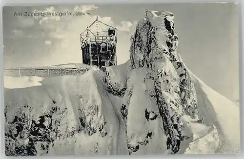 Garmisch-Partenkirchen Zugspitze Westgipfel x 1914