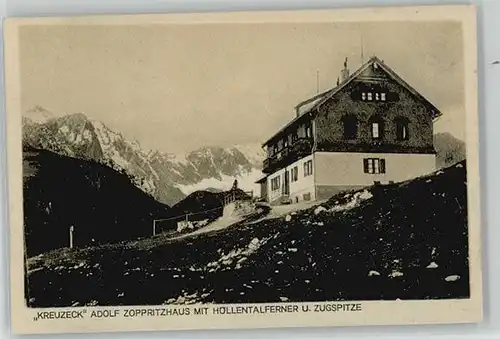 Garmisch-Partenkirchen Garmisch-Partenkirchen Kreuzeck Adolf Zoppritzhaus ungelaufen ca. 1920 / Garmisch-Partenkirchen /Garmisch-Partenkirchen LKR