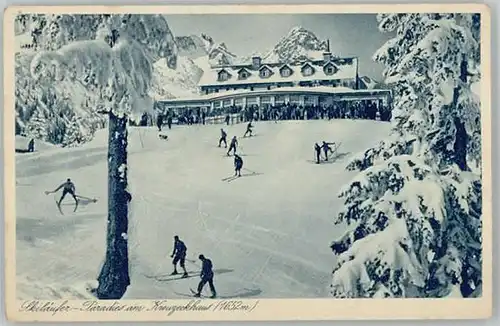 Garmisch-Partenkirchen Garmisch-Partenkirchen Kreuzeckhaus ungelaufen ca. 1920 / Garmisch-Partenkirchen /Garmisch-Partenkirchen LKR