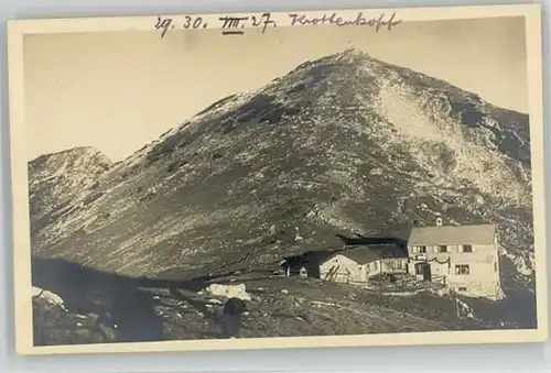 Garmisch-Partenkirchen Krottenkopf Krottenkopfhaus o 1927