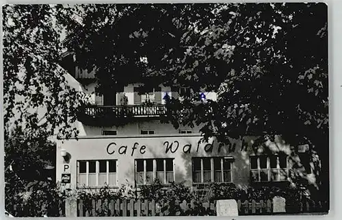 Bad Toelz Fremdenheim Cafe Waldesruh x 1957