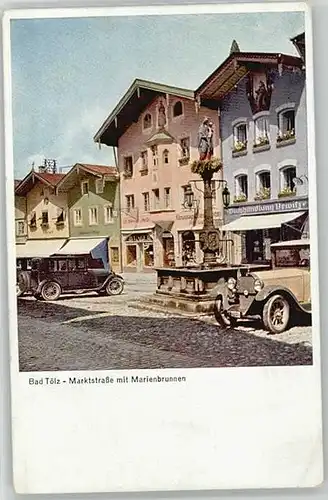 Bad Toelz Marktstrasse Marienbrunnen  