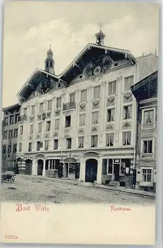 Bad Toelz Bad Toelz Rathaus ungelaufen ca. 1900 / Bad Toelz /Bad Toelz-Wolfratshausen LKR