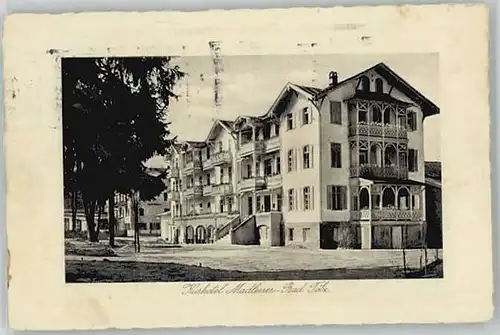 Bad Toelz Hotel Madlener x 1929