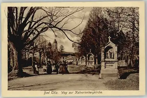 Bad Toelz Kalvarien Kirche  x 1913