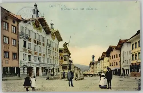 Bad Toelz Marktstrasse Rathaus  x 1920