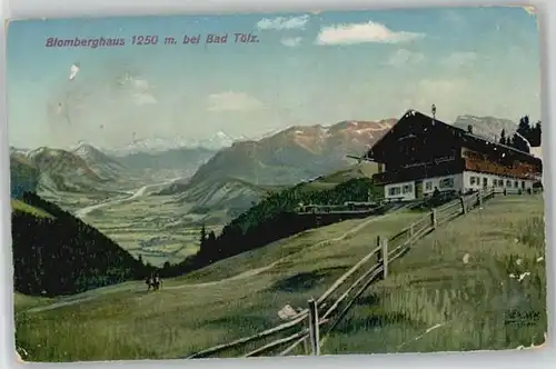 Bad Toelz Bad Toelz Blomberghaus ungelaufen ca. 1920 / Bad Toelz /Bad Toelz-Wolfratshausen LKR