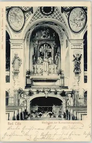 Bad Toelz Kalvarien Kirche  x 1903