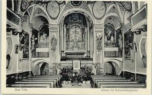Bad Toelz Bad Toelz Kalvarien Kirche  ungelaufen ca. 1920 / Bad Toelz /Bad Toelz-Wolfratshausen LKR