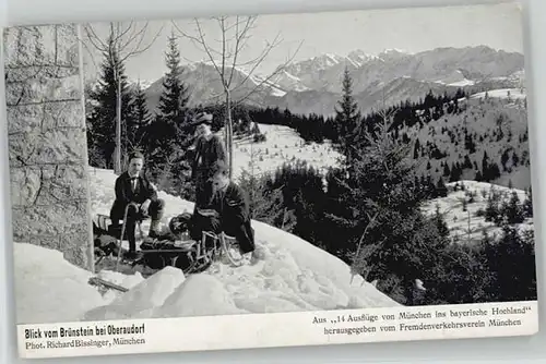 Oberaudorf Oberaudorf Bruenstein ungelaufen ca. 1910 / Oberaudorf /Rosenheim LKR