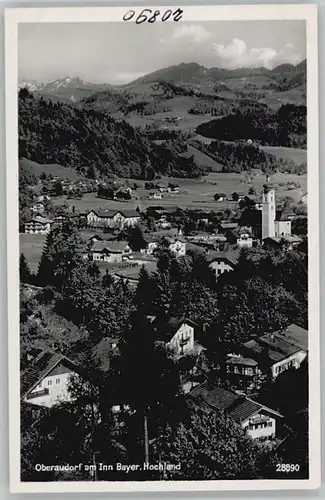 Oberaudorf Oberaudorf  ungelaufen ca. 1955 / Oberaudorf /Rosenheim LKR