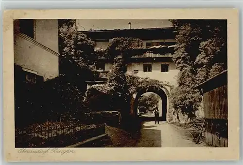 Oberaudorf Oberaudorf Burgtor ungelaufen ca. 1920 / Oberaudorf /Rosenheim LKR