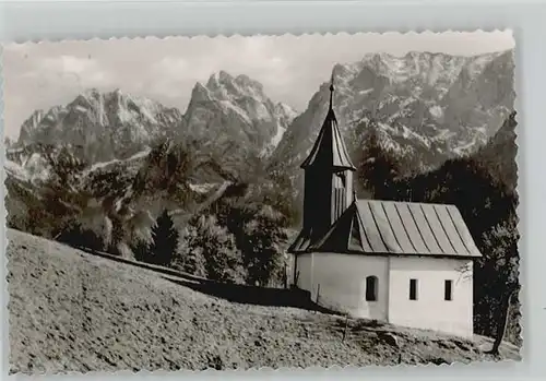 Oberaudorf Oberaudorf [Foto R. Nebelung] Antoniuskapelle ungelaufen ca. 1955 / Oberaudorf /Rosenheim LKR