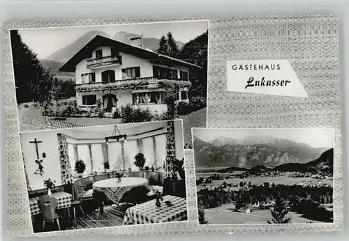 Oberaudorf Gaestehaus Lukasser x 1972