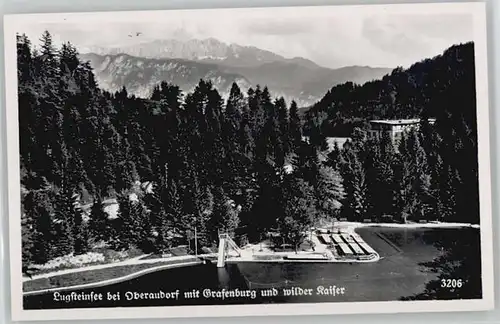 Oberaudorf Oberaudorf Luegsteinsee ungelaufen ca. 1955 / Oberaudorf /Rosenheim LKR
