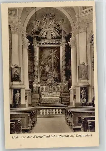 Oberaudorf Oberaudorf Altar ungelaufen ca. 1920 / Oberaudorf /Rosenheim LKR