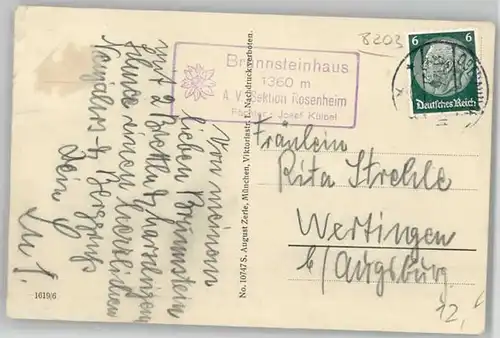 Oberaudorf Bruennstein x 1933