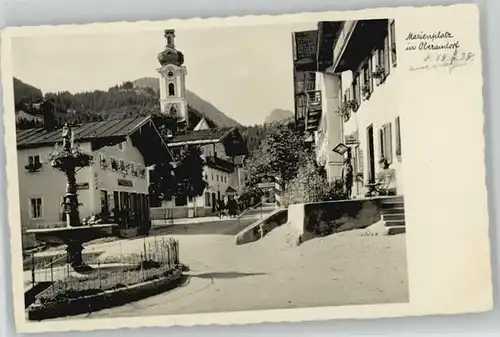 Oberaudorf Marienplatz o 1938