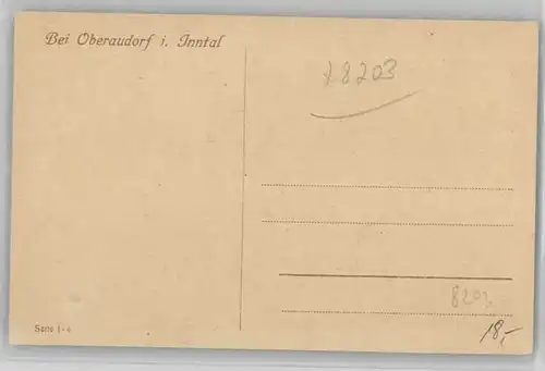 Oberaudorf Oberaudorf  ungelaufen ca. 1920 / Oberaudorf /Rosenheim LKR