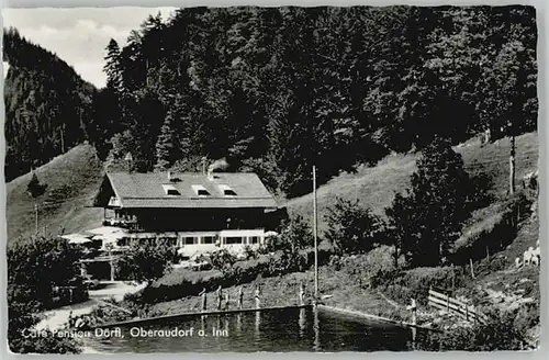 Oberaudorf Cafe Doerfl x 1957