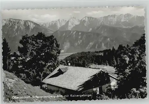 Oberaudorf Oberaudorf Schwarzenbergalm ungelaufen ca. 1955 / Oberaudorf /Rosenheim LKR