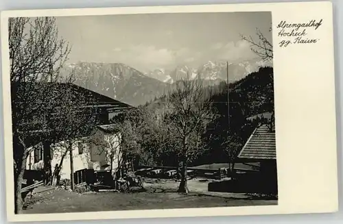 Oberaudorf Hocheck Gasthof x 1935