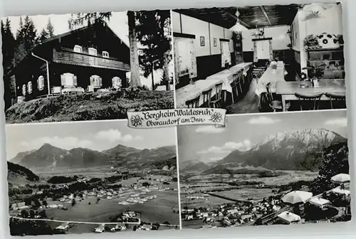 Oberaudorf Oberaudorf Bergheim Waldesruh ungelaufen ca. 1955 / Oberaudorf /Rosenheim LKR