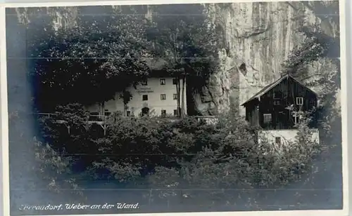 Oberaudorf Oberaudorf Weber an der Wand ungelaufen ca. 1930 / Oberaudorf /Rosenheim LKR