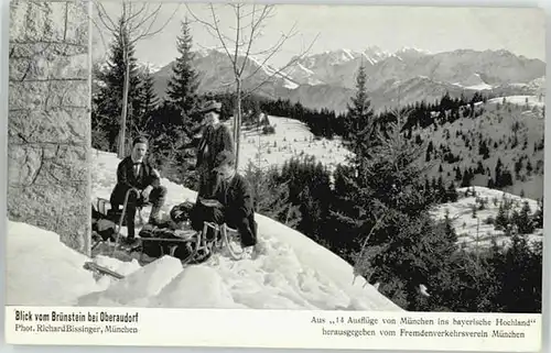 Oberaudorf Oberaudorf Bruenstein ungelaufen ca. 1910 / Oberaudorf /Rosenheim LKR