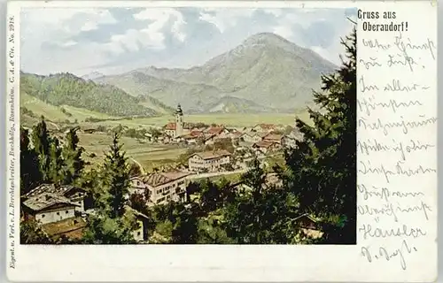 Oberaudorf Feldpost x 1900