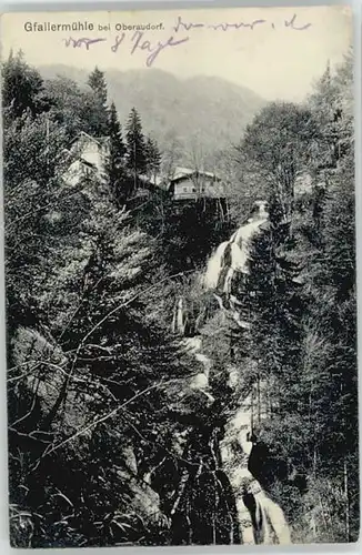 Oberaudorf Gfallermuehle x 1915