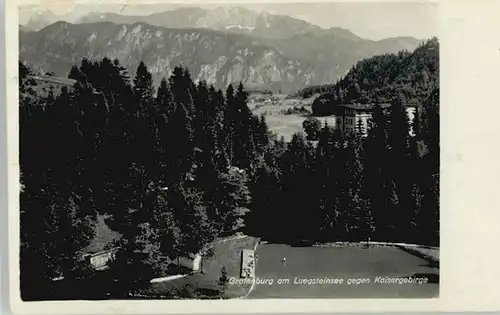 Oberaudorf Grafenburg Luegsteinsee x 1935