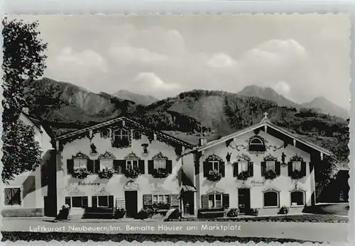 Neubeuern Neubeuern Marktplatz  ungelaufen ca. 1955 / Neubeuern Inn /Rosenheim LKR