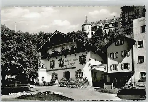 Neubeuern Neubeuern Gasthaus Hofwirt ungelaufen ca. 1955 / Neubeuern Inn /Rosenheim LKR