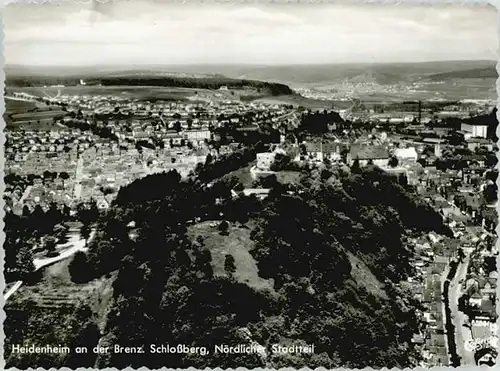 Heidenheim Brenz Heidenheim Brenz Fliegeraufnahme ungelaufen ca. 1965 / Heidenheim an der Brenz /Heidenheim LKR